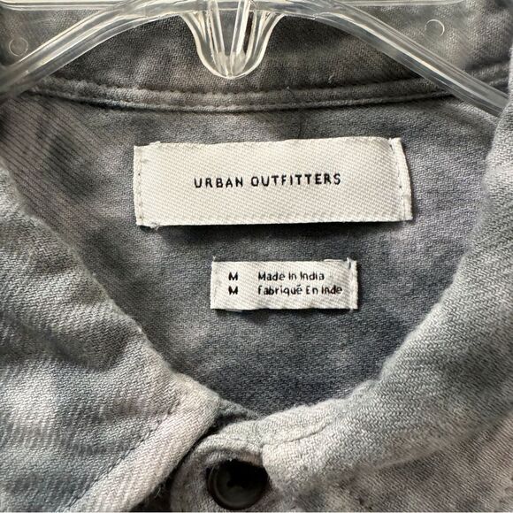 Urban Outfitters Dyed Distressed Long Sleeve Shirt - Size Medium - Picture 4 of 4